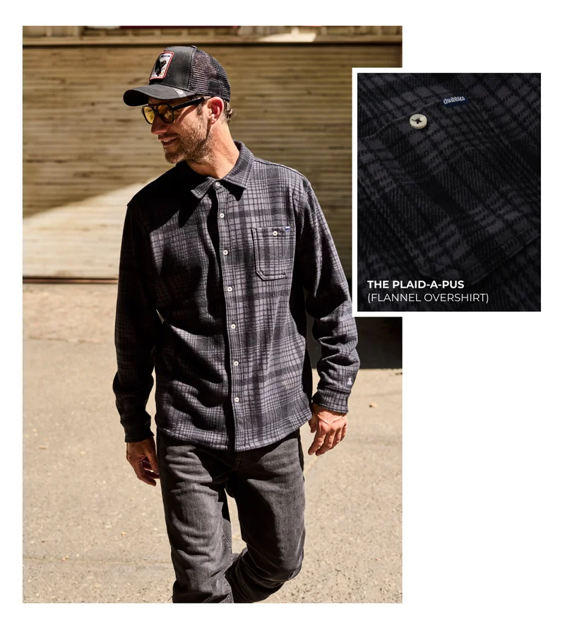 Flannel Overshirt: The Plaid-A-Pus