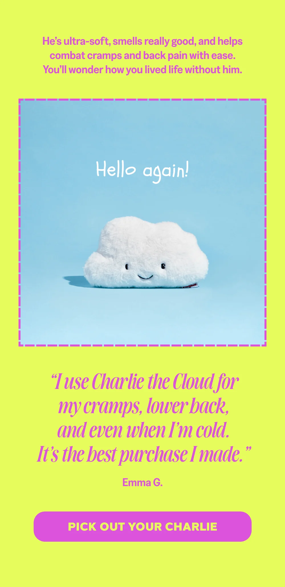[ PICK OUT YOUR CHARLIE ]