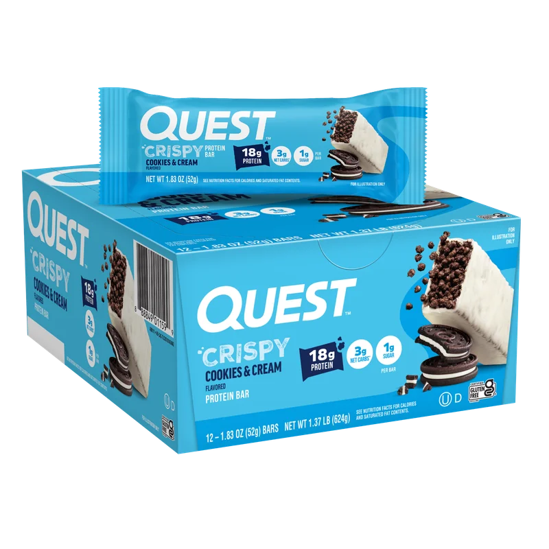 Image of Cookies & Cream Crispy Hero Protein Bars