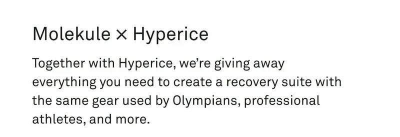 Molekule X Hyperice
