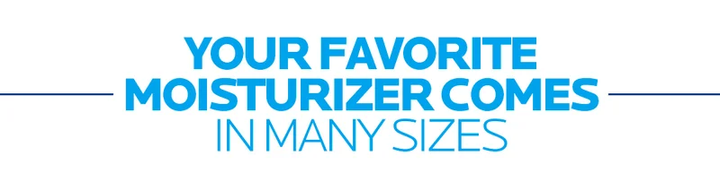 Your Favorite Moisturizer Comes In Many Sizes