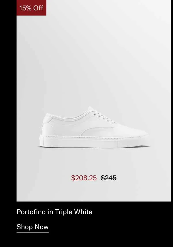 Portofino in Triple White. Shop Now