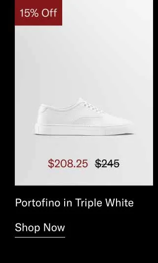Portofino in Triple White. Shop Now
