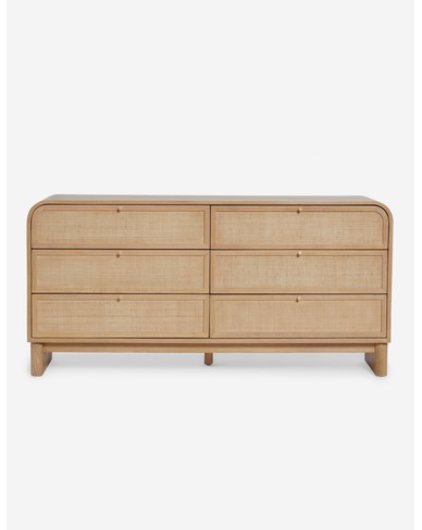 Suzette Wide Dresser-Natural Oak