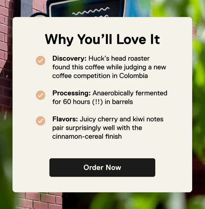 Why You'll Love It. Order Now