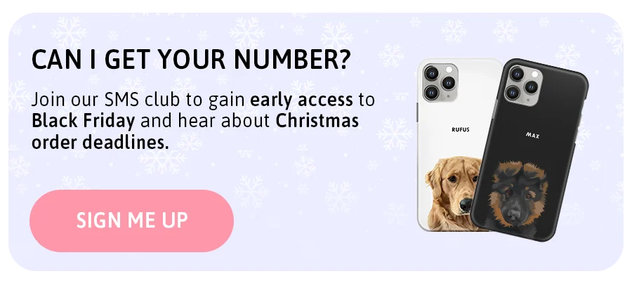 Sign up for SMS. Gain early access to product launches and exclusive sales like Black Friday.