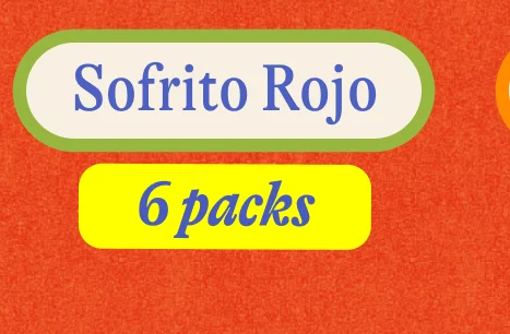 Sofrito Rojo 6 packs