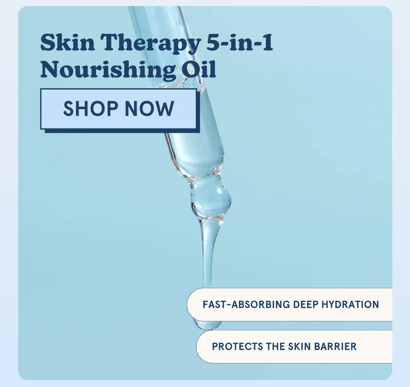Skin Therapy 5-in-1 Nourishing Oil [SHOP NOW] -Fast-absorbing deep hydration -protects the skin barrier