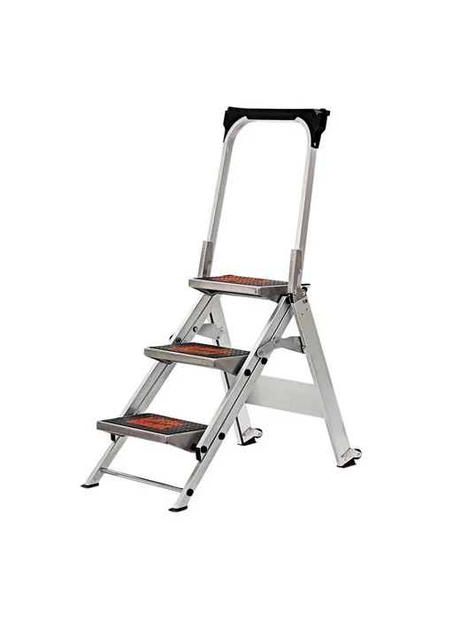 Little Giant Safety 3-Step Ladder No Rating 300-lb Capacity