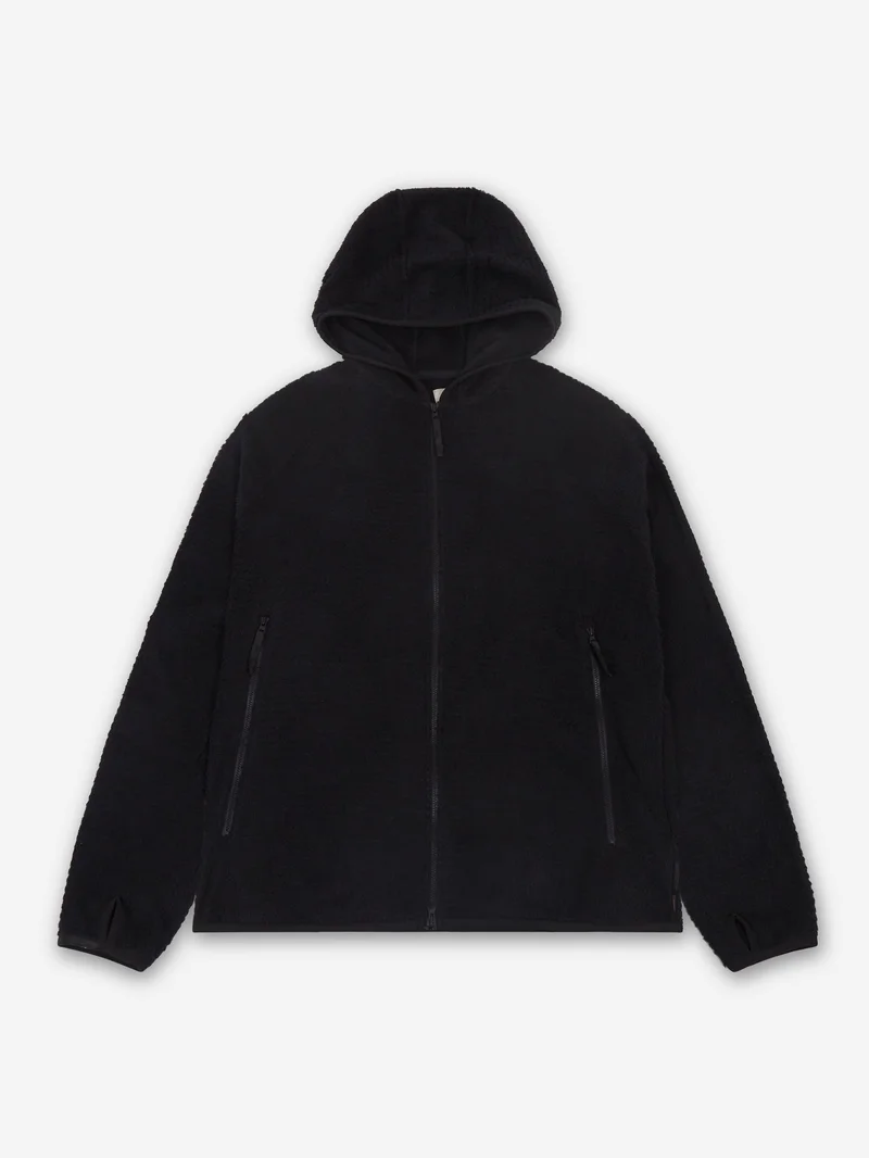 Image of Snow Peak Thermo Control Zip Up Parka - Black