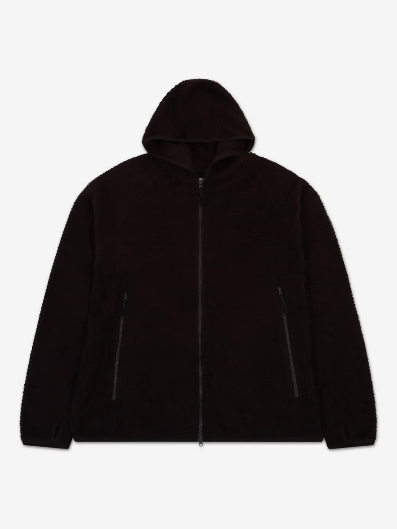 Image of Snow Peak Thermo Control Zip Up Parka - Dark Brown