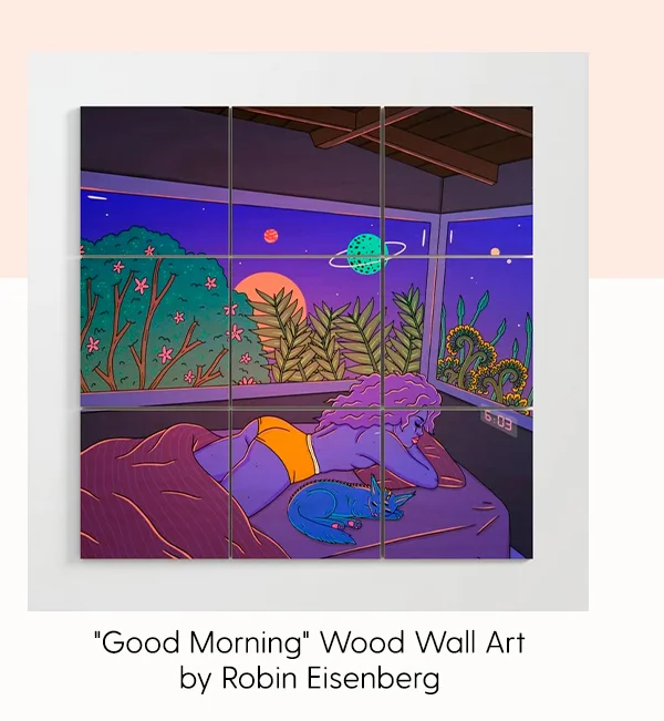 Good Morning Wood Wall Art by Robin Eisenberg