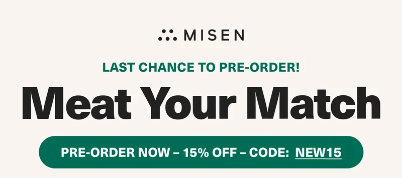 Last Chance to Pre-order! Meat Your Match! Pre-order the NEW Boning Knife with code discount code for 15% off
