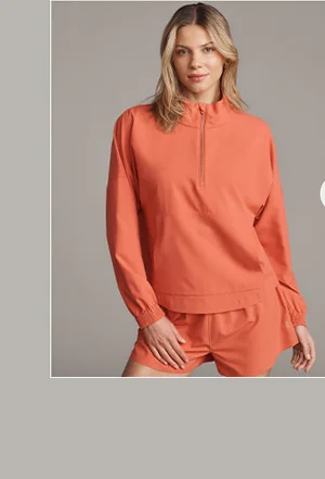 Mirage Anorak: Sienna Red