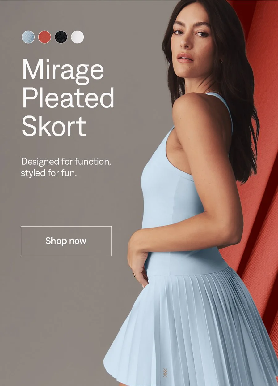 NEW: Mirage Pleated Skort