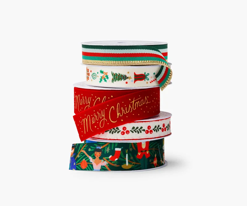 Image of Ribbon Set of 5 - Holiday