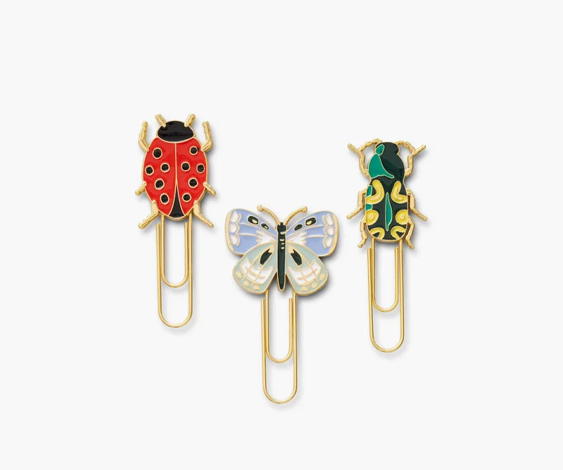 Image of Enamel Paper Clip Set - Curio