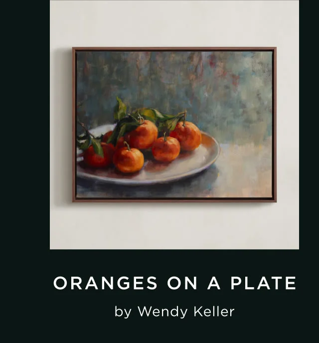 Oranges On A Plate