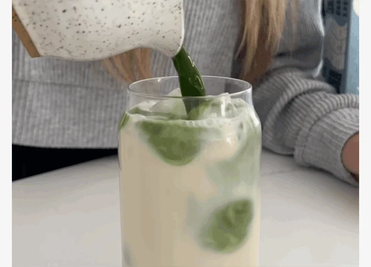 See how @winniekison starts her day with an iced matcha