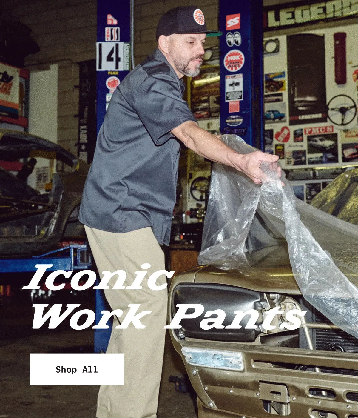 Iconic Work Pants. Shop Now.