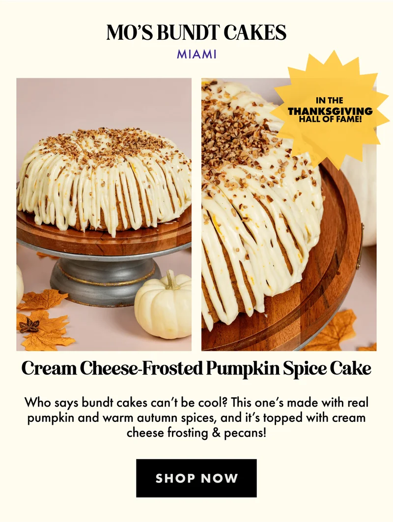 Mo's Pumpkin Spice Bundt Cake Mo's Pumpkin Spice Bundt Cake