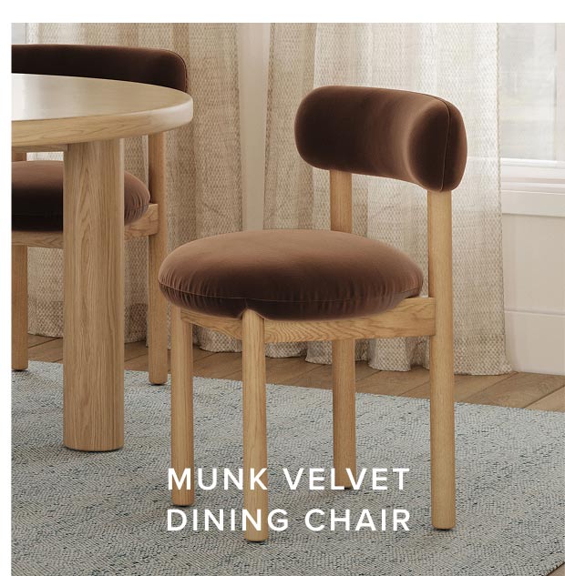 Munk Velvet Dining Chair