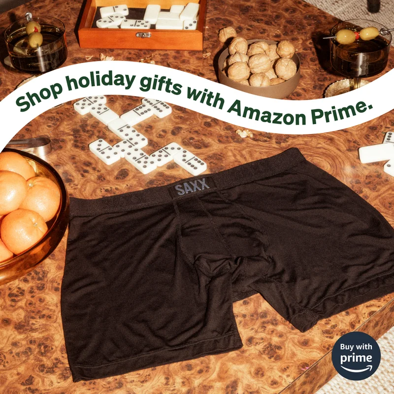 Shop holiday gifts with Amazon Prime.