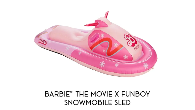 Barbie™ The Movie x FUNBOY Snowmobile Sled
