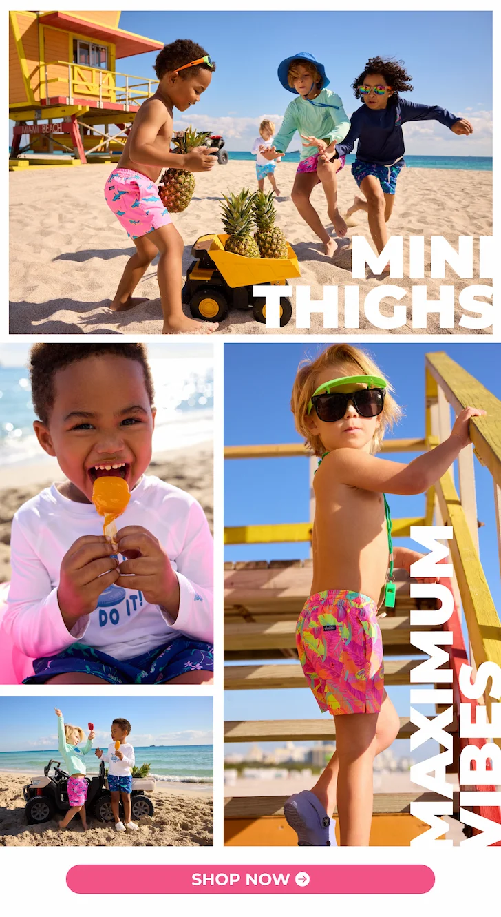 MINI THIGHS, MAXIMUM VIBES.