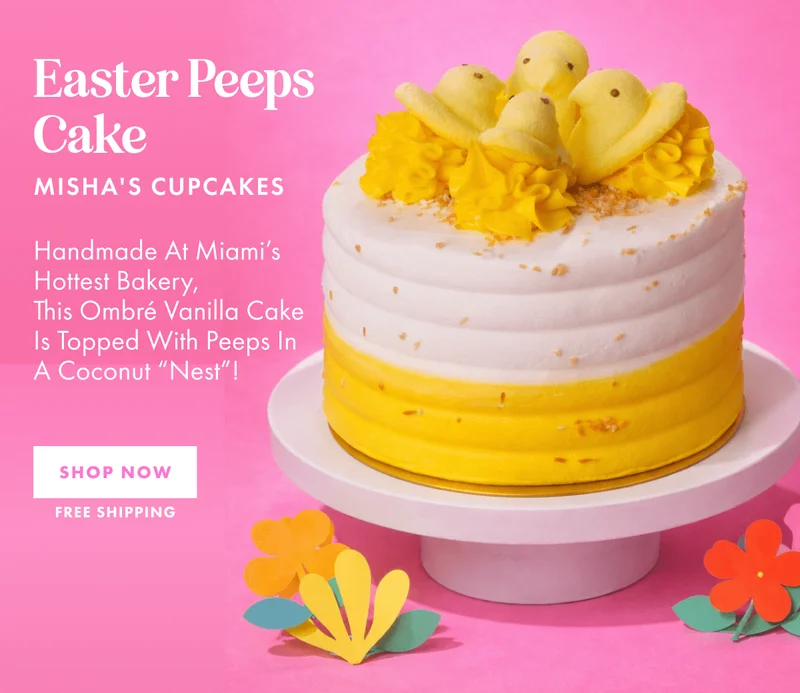 Easter Peeps Cake Easter Peeps Cake