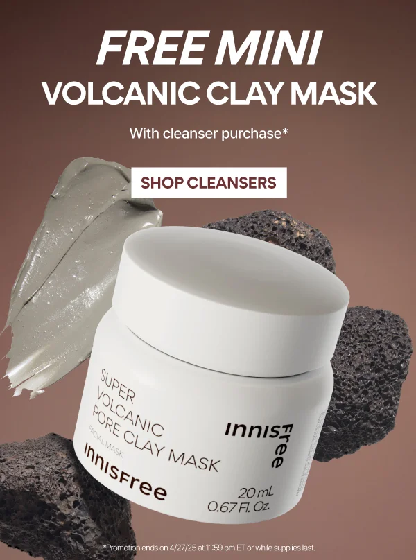 FREE MINI VOLCANIC CLAY MASK W/ CLEANSER PURCHASE