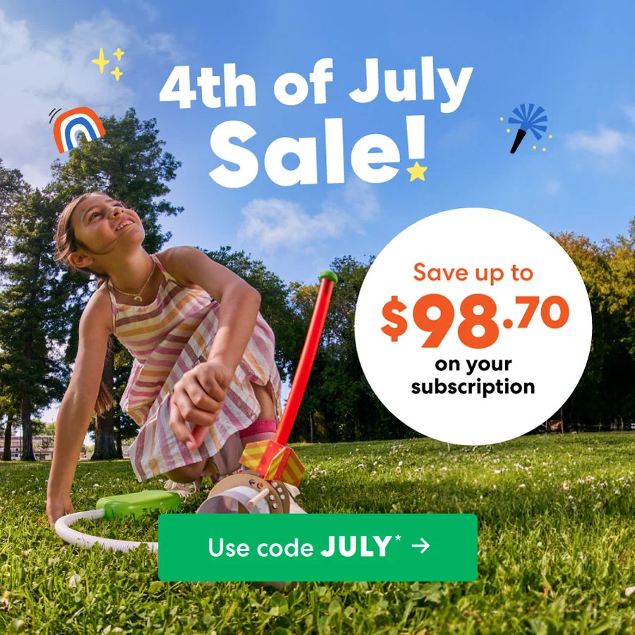 Use code JULY ->