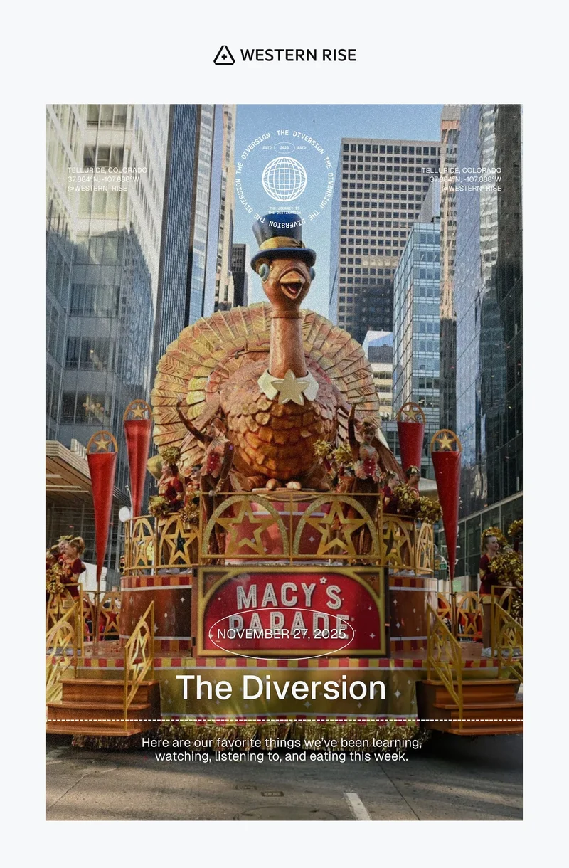 The Diversion: November 27, 2025