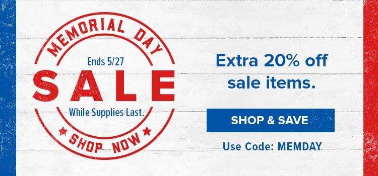 MEMORIAL DAY SALE | SHOP NOW