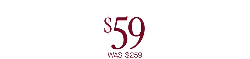 $59 was $259