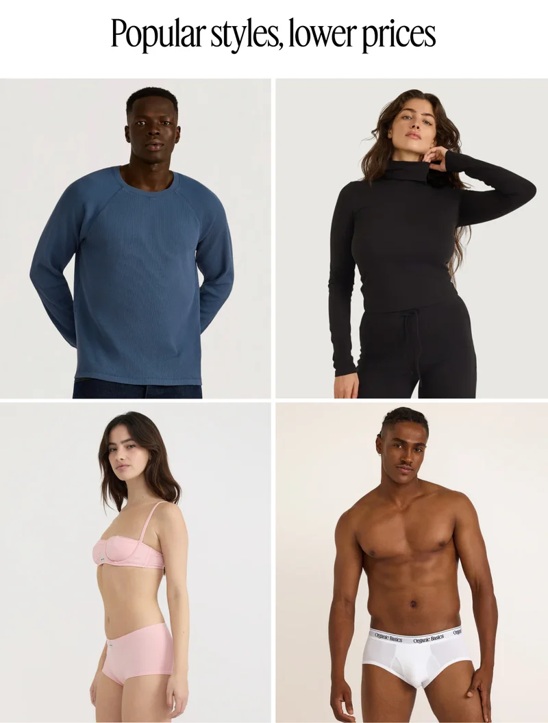 Popular styles, lower prices
