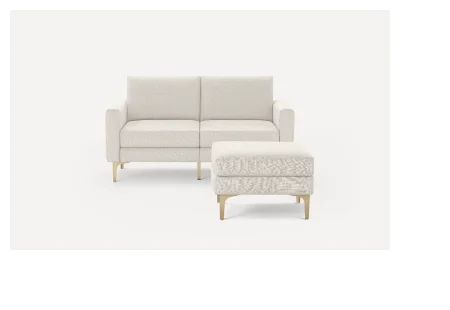 Block Nomad Loveseat with Ottoman