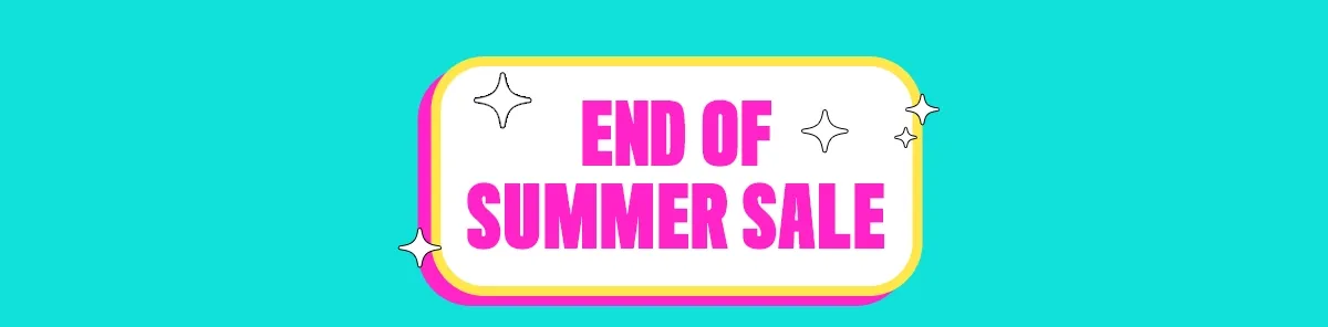 End of summer sale