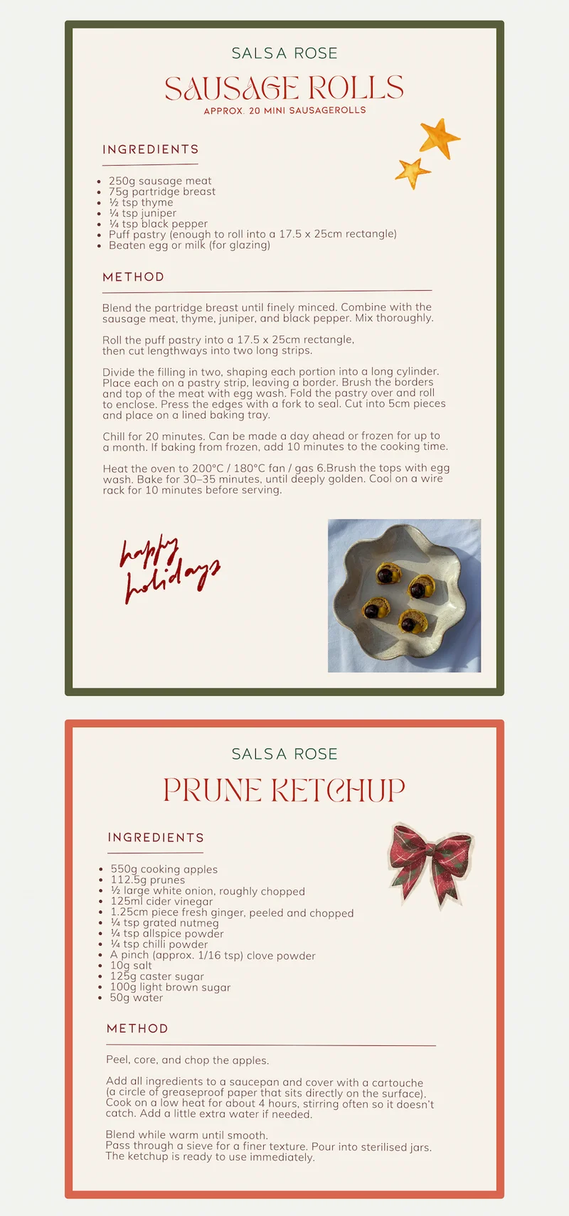Recipes