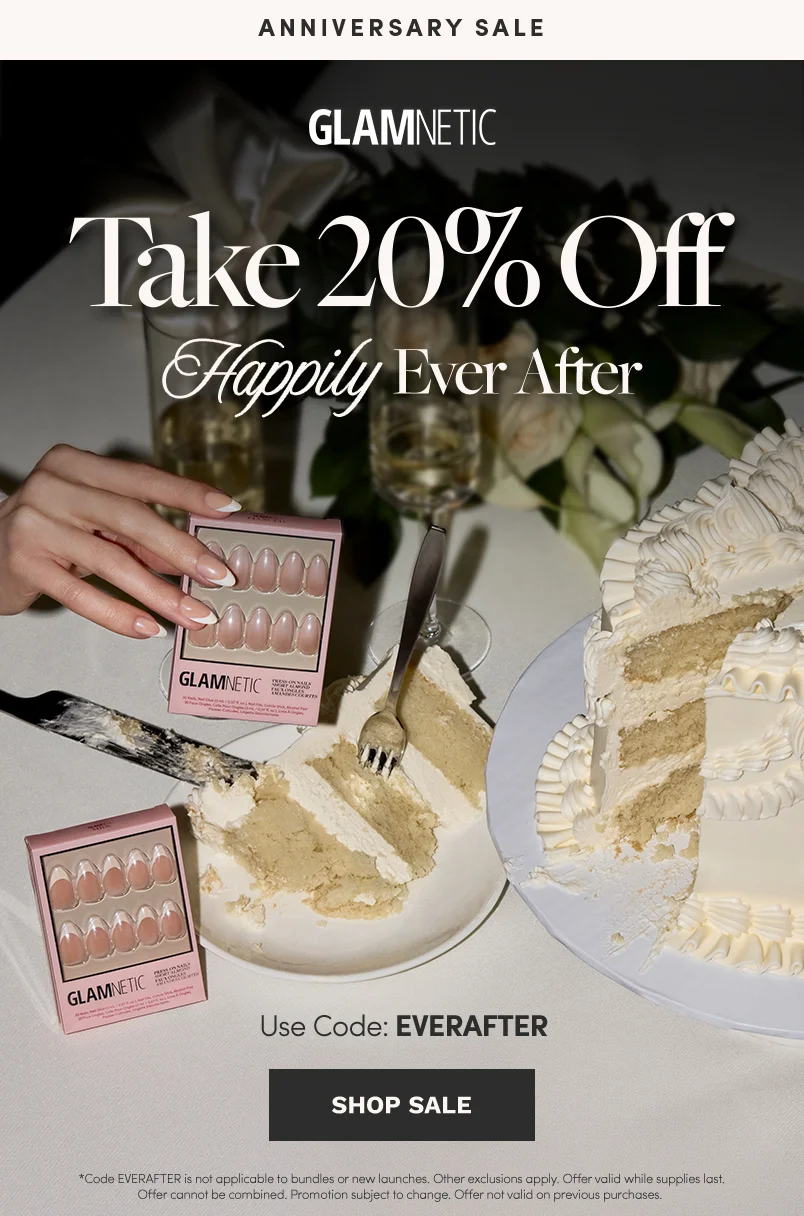 Take 20% off the Happily Ever After collection with the code EVERAFTER