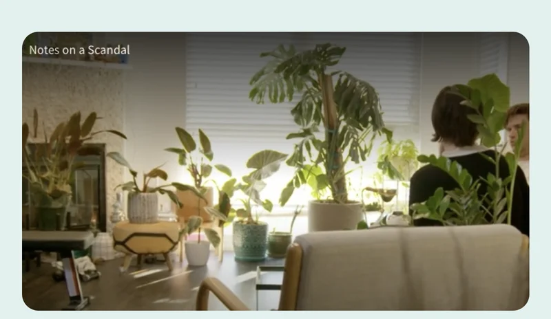 Tom Schwartz's plant collection. CREDIT: All screenshots taken from “Notes on a Scandal,” discount code, "Vanderpump Rules", Bravo TV, NBCUniversal, 2024
