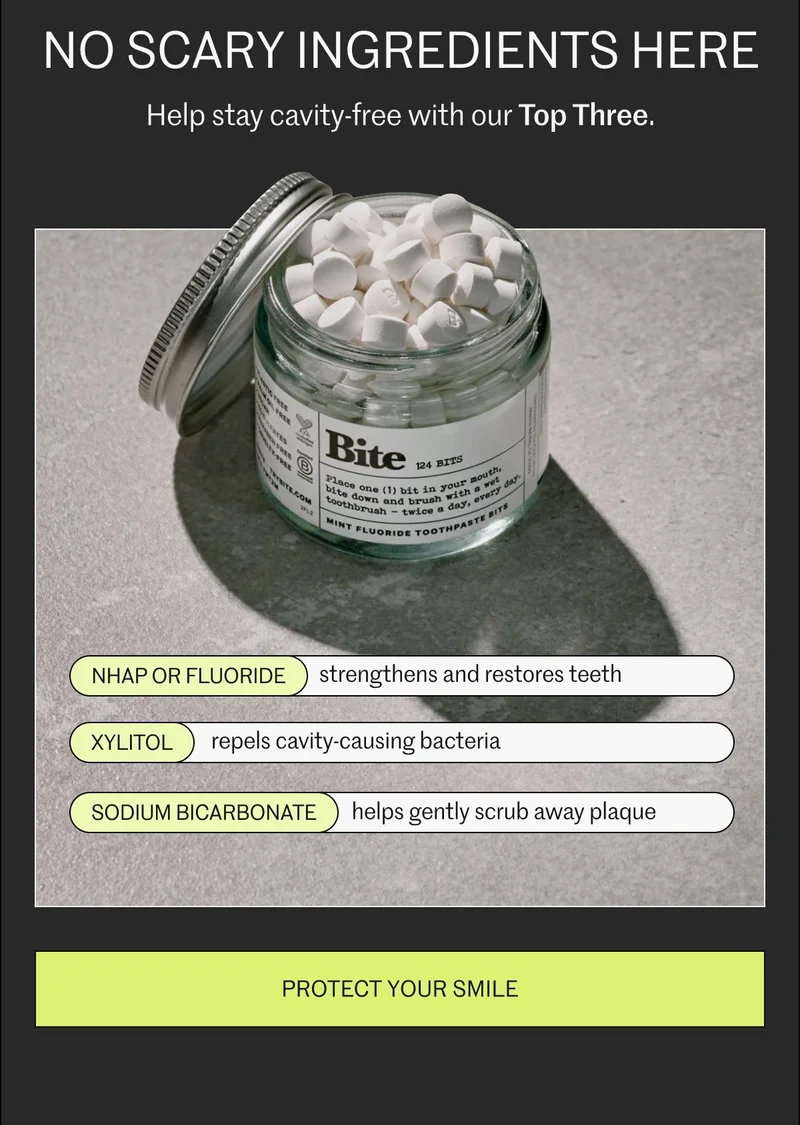 No scary ingredients here.