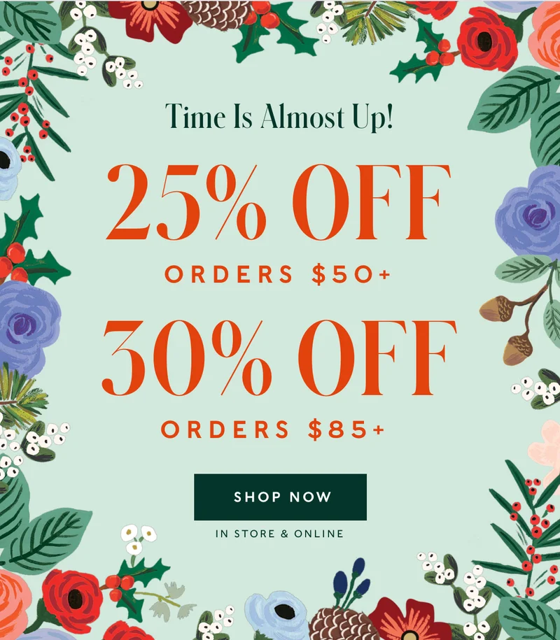 Shop Up to 30% Off