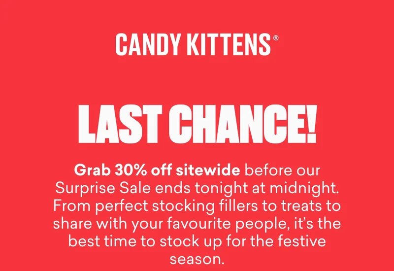 Last chance!