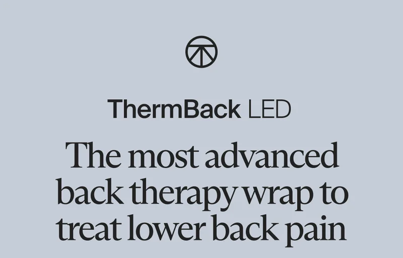 ThermBack LED | The most advanced back therapy wrap to treat lower back pain