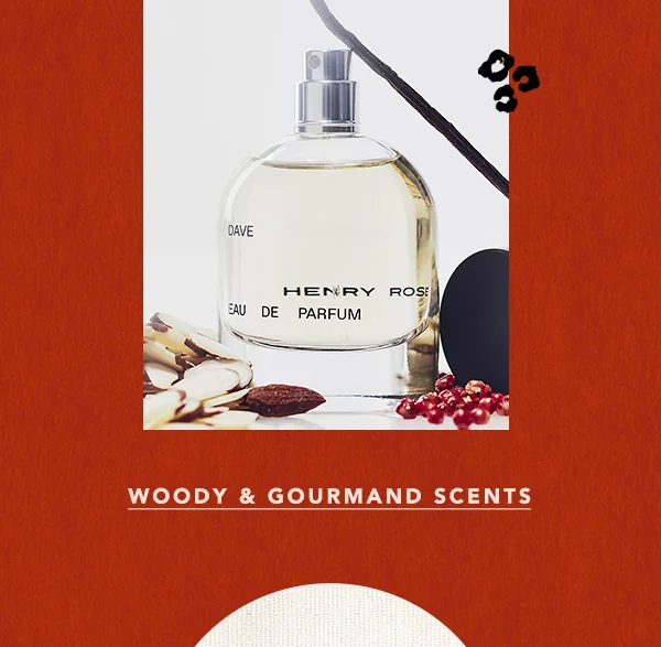 woody and gourmand scents