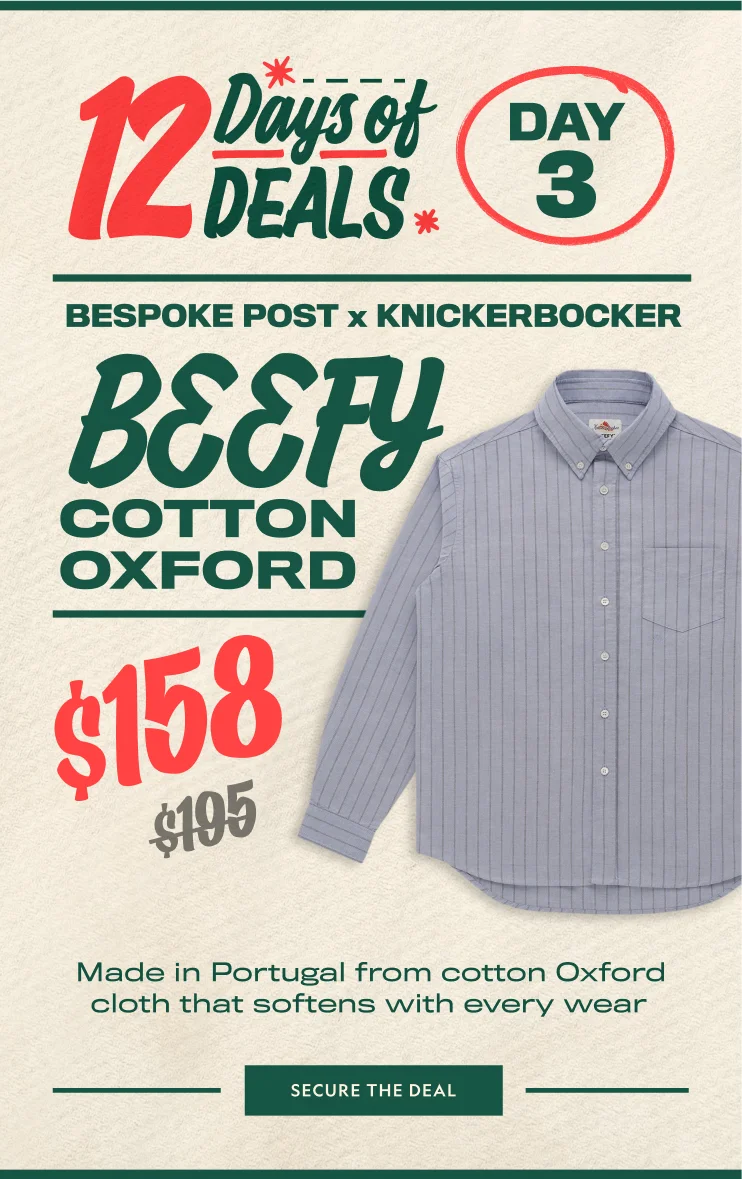 Bespoke Post x Knickerbocker Beefy Cotton Oxford