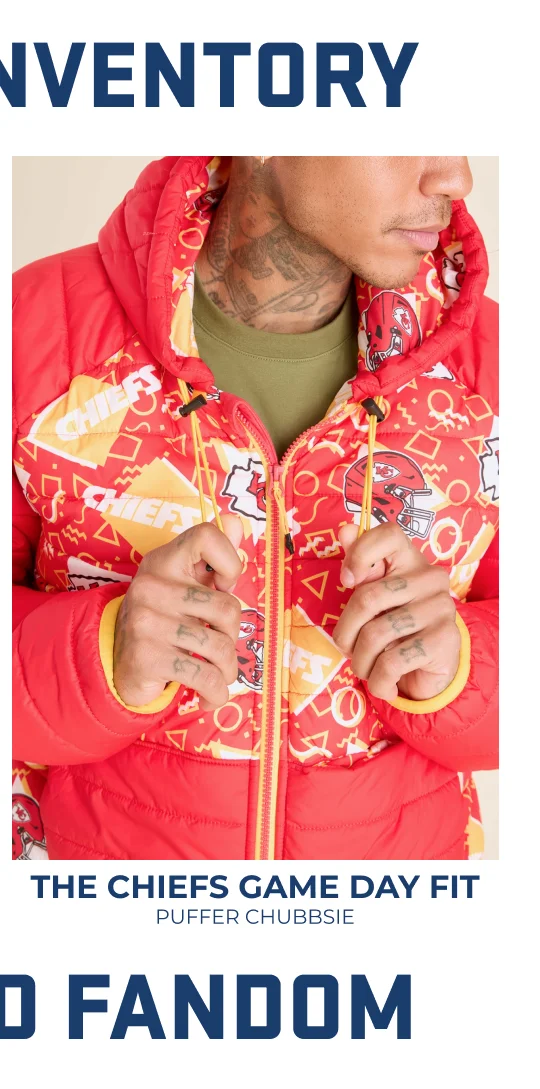 NFL Puffer Chubbsie: The Chiefs Game Day Fit