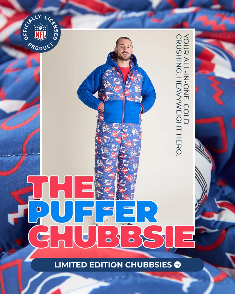 your all-in-one, cold crushing, heavyweight hero: THE NFL PUFFER CHUBBSIE