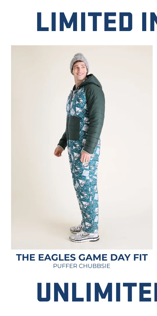 NFL Puffer Chubbsie: The Eagles Game Day Fit